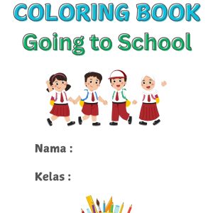 Coloring Book Going to School